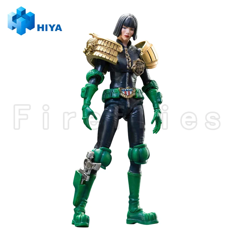 

1/18 HIYA 4inch Action Figure Exquisite Mini Series Judge Dredd Judge Hersch Anime Model Toy Free Shipping