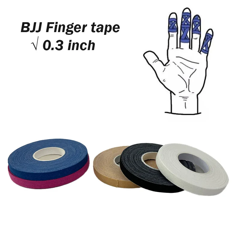 JiujitsuFingerTapes03inch3pcsBrazilianBJJTapeHandProtect
