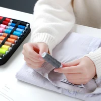 Complete Sewing Kit with Threads Needles Scissors Tape Measure Buttons Portable Travel DIY Embroidery Handwork Sewing Tool Set 5
