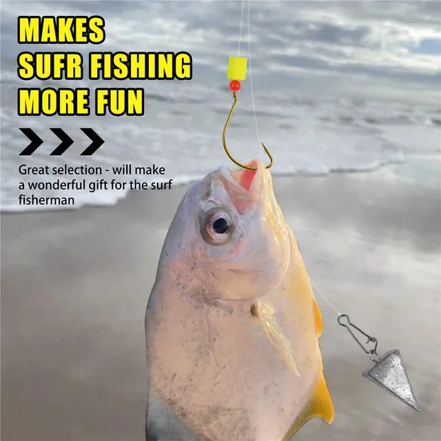 Spot Fish Rigs King Fish Rigs For Saltwater Sea Striker 2 Spot Kingfish Mullet Rig ...
