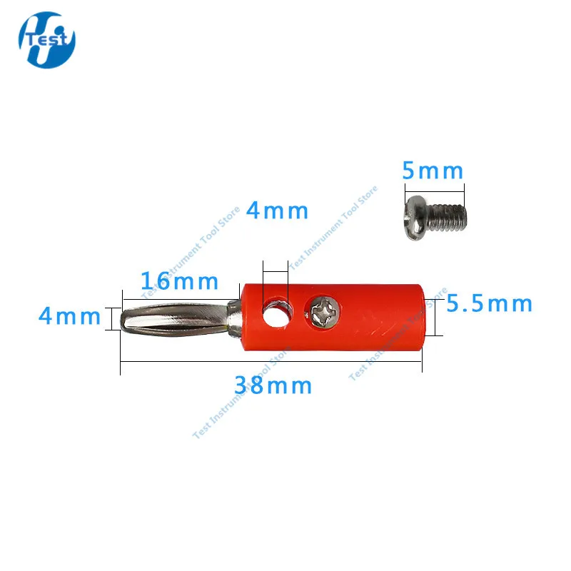 Banana Plugs Male Female J072 4mm Banana Plug Socket To Insert Connector Banana Pin DIY Model
