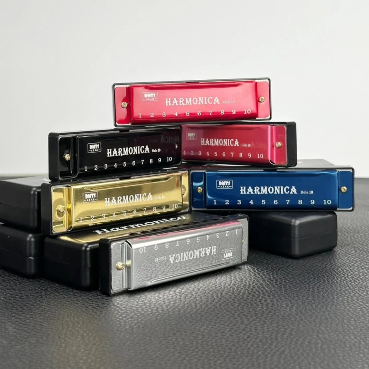 professional 10-hole harmonica, Metal organ for mouth, musical instruments for beginners Ocarina Harmonica mouth Armonica Flute
