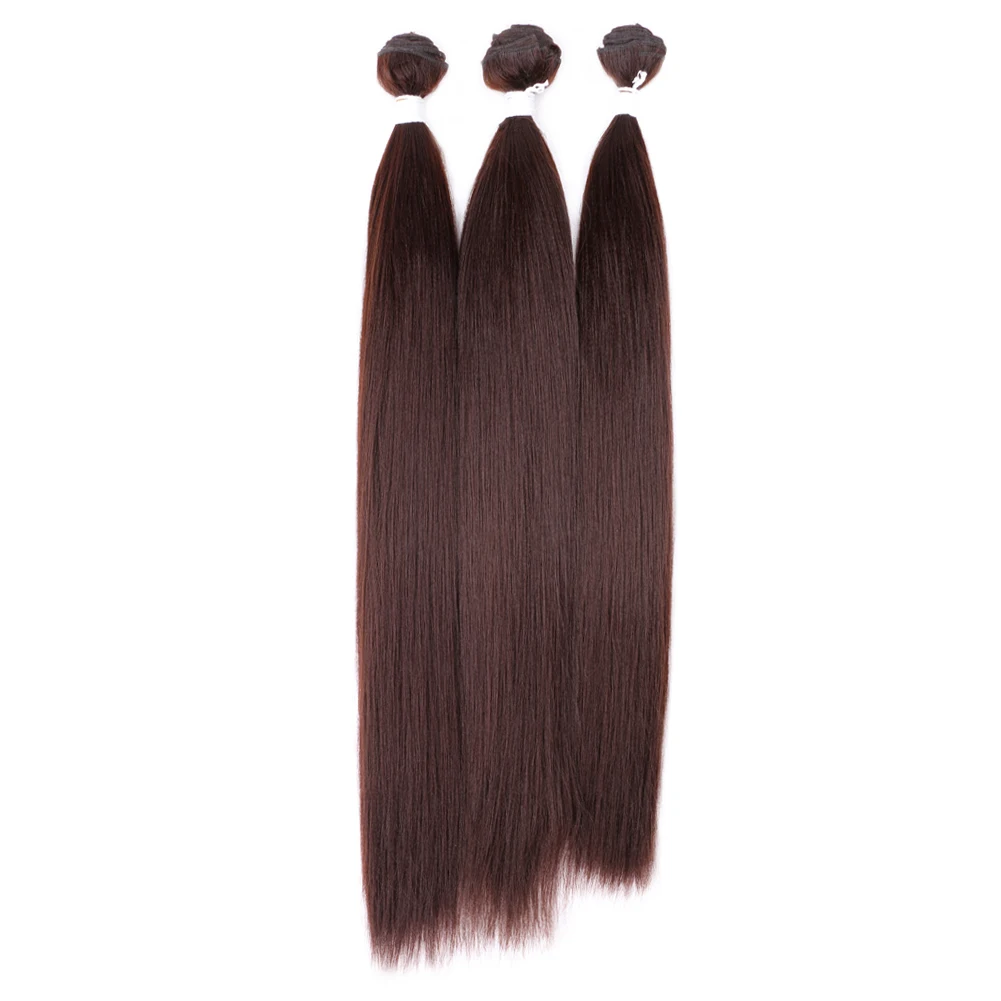 dupla de cabelo macio, cabelo liso Ombre Yaki, 3 pacotes