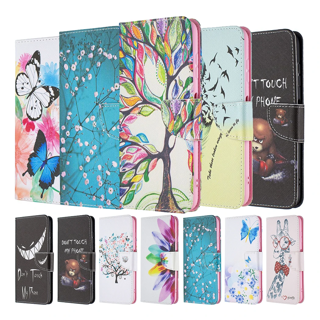 Schöne Klapphülle im Brieftaschenformat für Samsung Galaxy M23 M33 M53 M52 M32 M22 A12 A13 A22 A23 A32 A33 A52 A53 A72 A73 A03 Core Phone_voghion.com