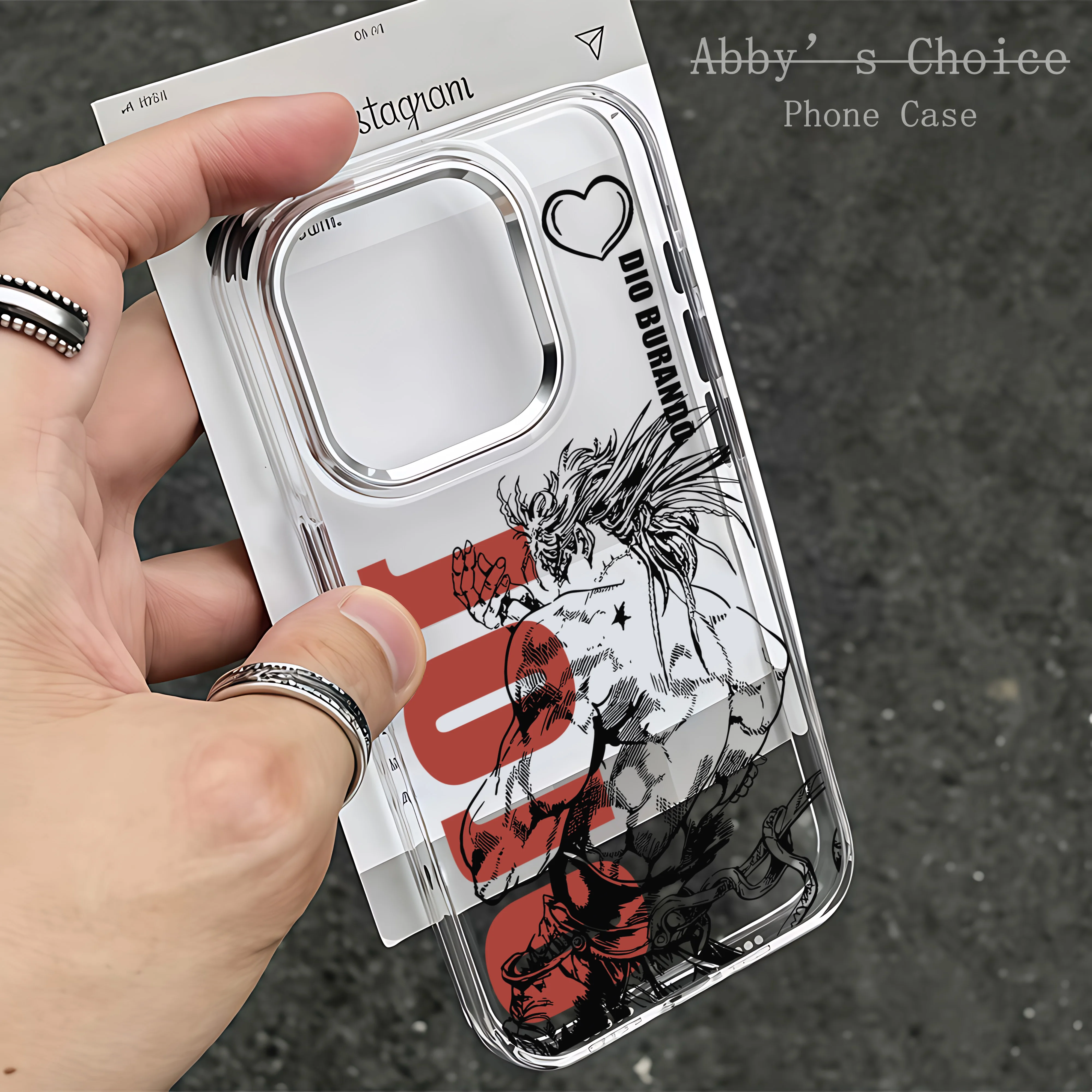 Steel Ball Run Jojo Gyro Zeppeli Transparent Phone Case