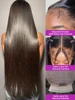 40 50 Inch Bone Straight 360 Lace Frontal 100% Human Hair Wigs HD Frontal Wig 13x6 13x4 HD Lace Front Human Hair Wigs For Women 5