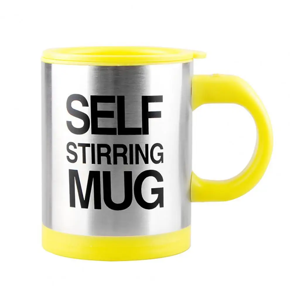 400ml Self Stirring Mug Stainless Steel Mix Coffee Tea Cup with Lid Automatic Electric Lazy Coffee Milk Mixing Auto Stirring Mug 