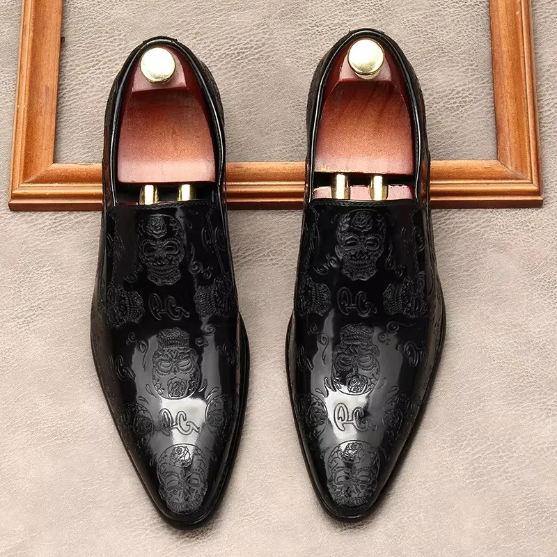 Leather shoes man, foot cover, patent leather, leather build, work shoes man, large size, bright color, handmade shoes, high-gra
