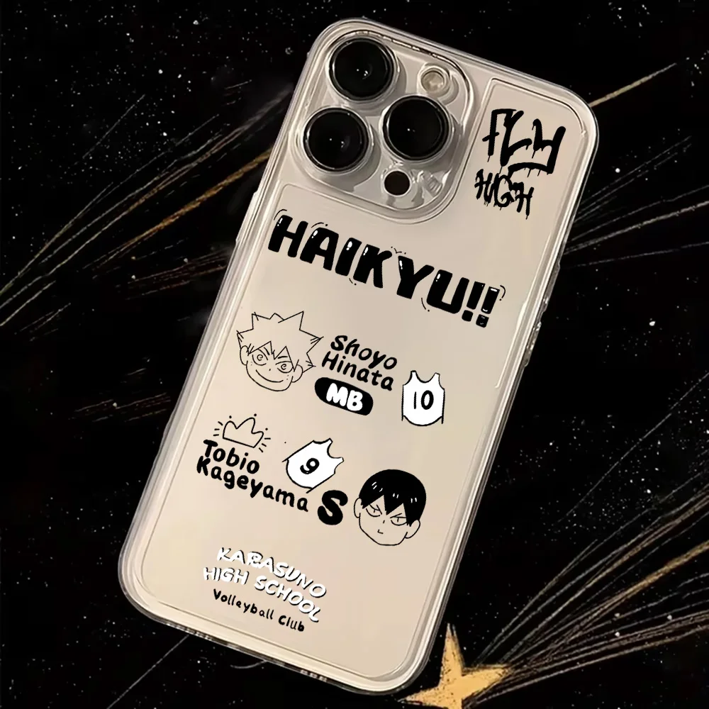 Clear TPU Hot Anime Haikyuu Phone Case
