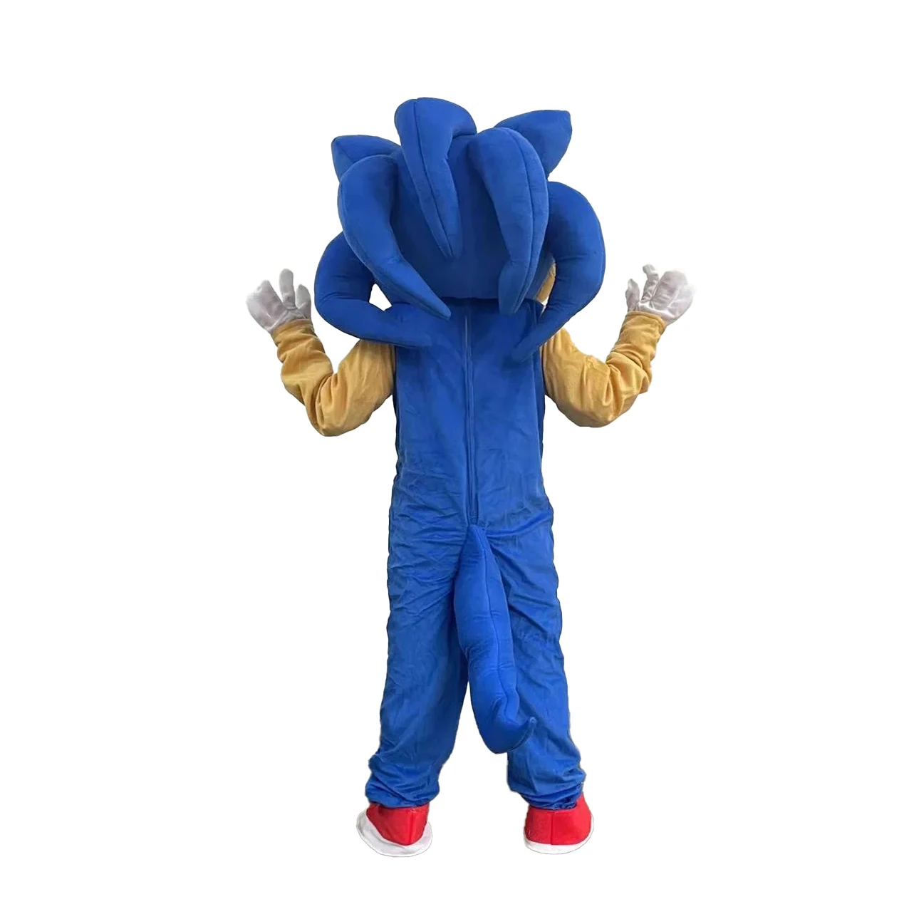 Cosplay Black Sonics Mascot Costume cerimonia pubblicitaria Fancy