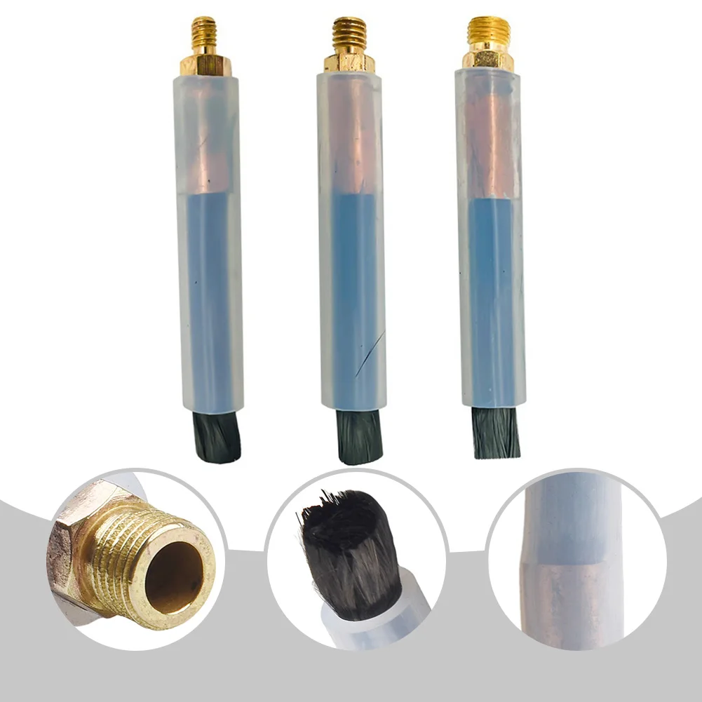 Cleaning Brush 2pcs Carbon Fiber Pickling Brush Electrolytic Polishing For Weld Seam Bead Joint Cleaning Machine