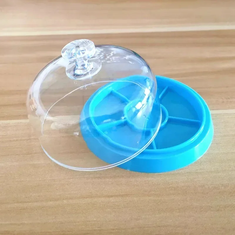 Melitt 6 Slots Horloge Stofplaat Cover met Horloge Beweging Reparatie