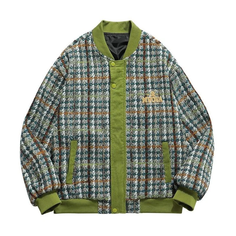 

autumn jackets for mens jacket plus size plaid knit coat vestes jaqueta de frio maculina men clothes