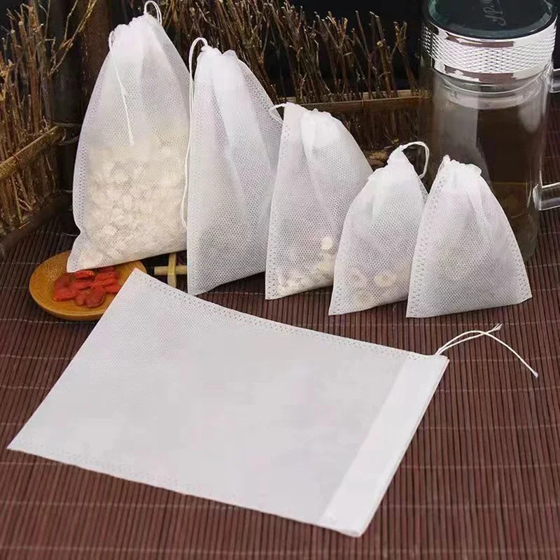 Disposable Tea Bags Non-woven threaded tea bags disposable soup seasonings traditional Chinese medicine filtered bags