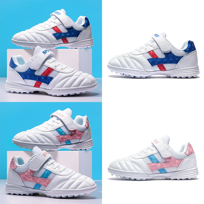 Student Professional Soccer Shoes Skid-Proof Soccer Shoes Boys And Girls Training Shoes Kids Grass Soccer Shoes 29-40 #