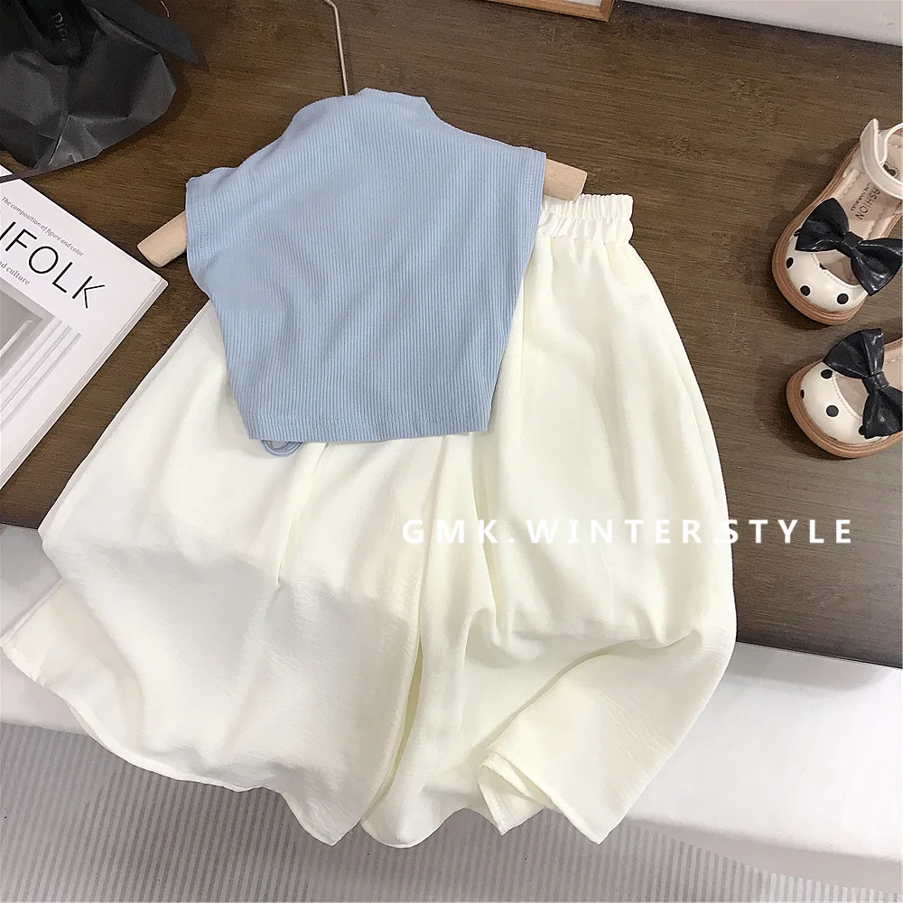 Blue Tee Pants Set 2