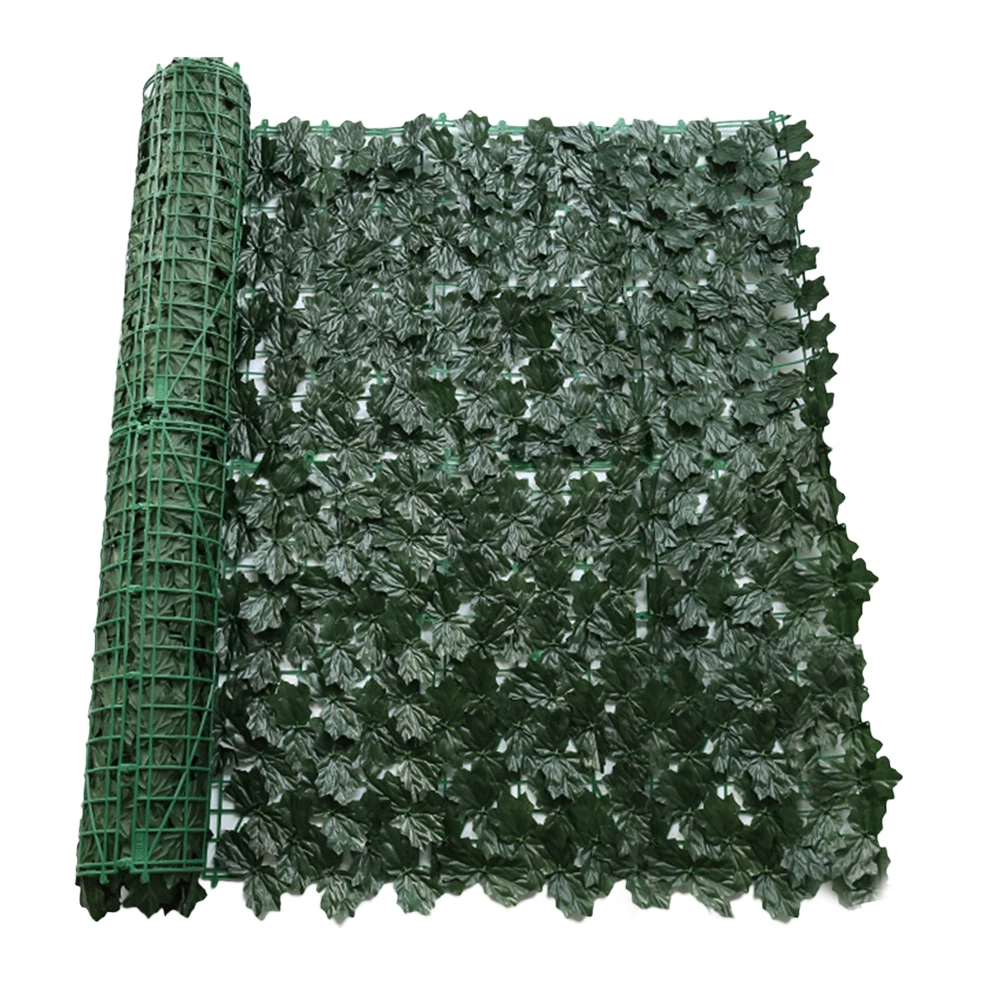 Leaf Fence Panels Plastic Backyard Hedges Fence Wall Screen Stitchable Greenery Eco-friendly Multifunctional Balcony Decorations