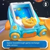 New Children's steering wheel driving toys Dodge car simulation game Music sound effects Space challenge game Toy gift 5