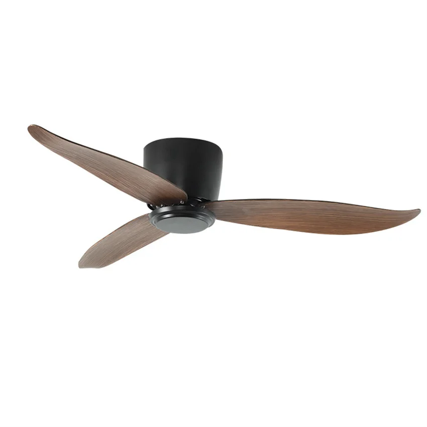 

Потолочный светодиодный светильник, лампа с вентилятором и дистанционным управлением, 3 светильник, тихие лампы для гостиной, спальни, 42/48/52 дюйма