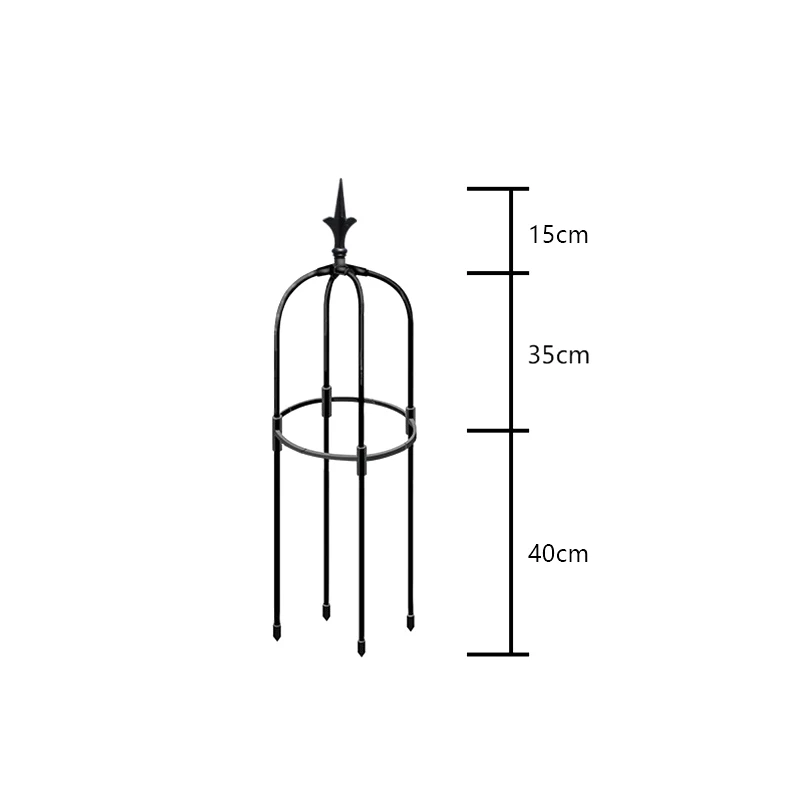 Garden Plant Trellis Garden Tower Trellis For Climbing Plant Rustproof Potted Garden Plant Climbing Support Cages For DIY Flowers Vines Support