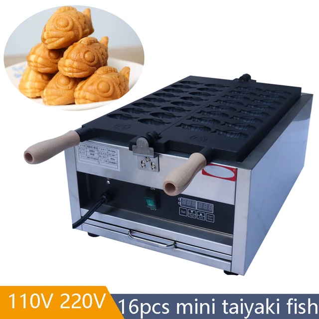 Micro Computer Control 16PCS Gas Heating Small Taiyaki Mini Fish Pan  Machine Mini Fish Shaped Waffle Machine - AliExpress