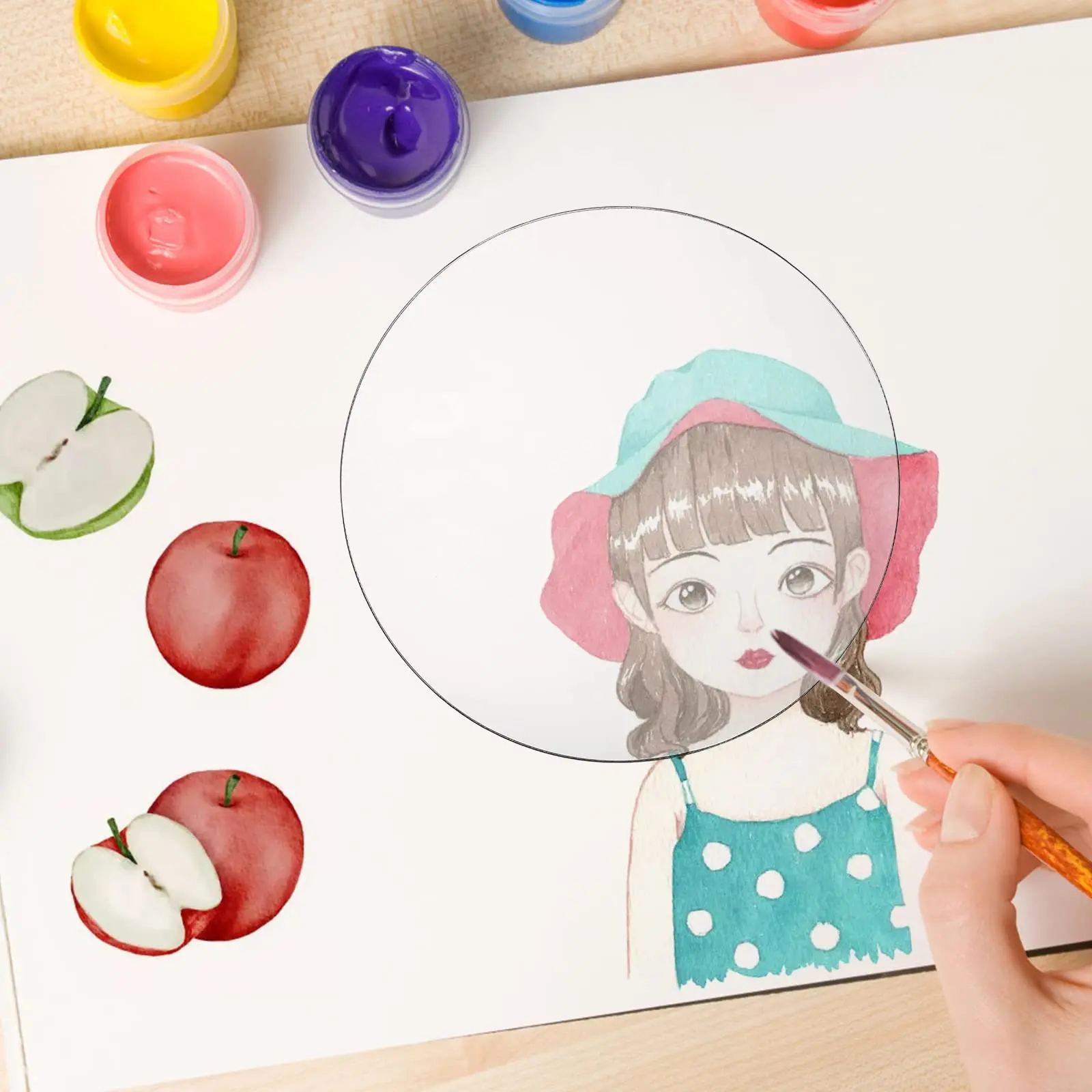 Transparent Acrylic Craft Discs for Cutting, Engraving & Painting