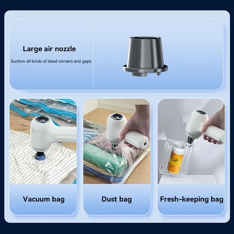 1900000PA Car Vacuum Cleaner Mini Handheld Strong Suction Brushless Cordless Vacuum Cleaner Portable Car Appliance 6