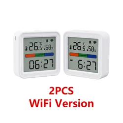 WiFi Temperature & Humidity Sensor with Smart Backlight Integration - 2PCS