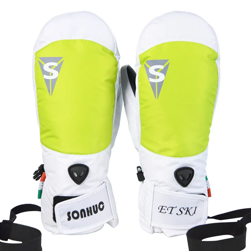 

2022 Men Ski Gloves Cotton Women's Thermal Fleece Warm Gloves Waterproof Sport Snowboard Mittens Winter Cold Motorcycle Gloves