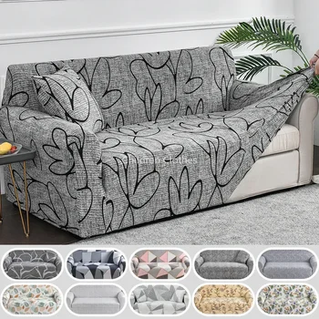 Copridivano elasticizzato stampato a fiori 1PC protezione per mobili in Spandex Anti-sporco per la decorazione della casa del soggiorno dell'ufficio della camera da letto 1