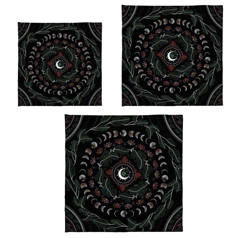 Divinations Tablecloth Moon Phases Astrologys Tarot Tablecloth Altars Cloth