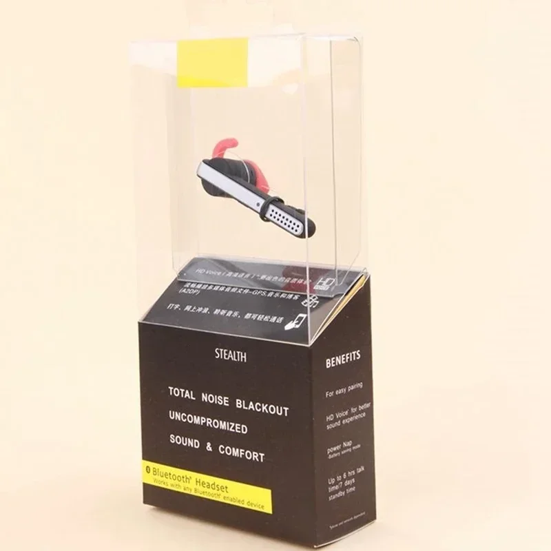 Original New Stealth Talk 45 Bluetooth Handsfree Earphones Wireless Business Headset HD Voice Stereo Call Music Noise Blackout 6