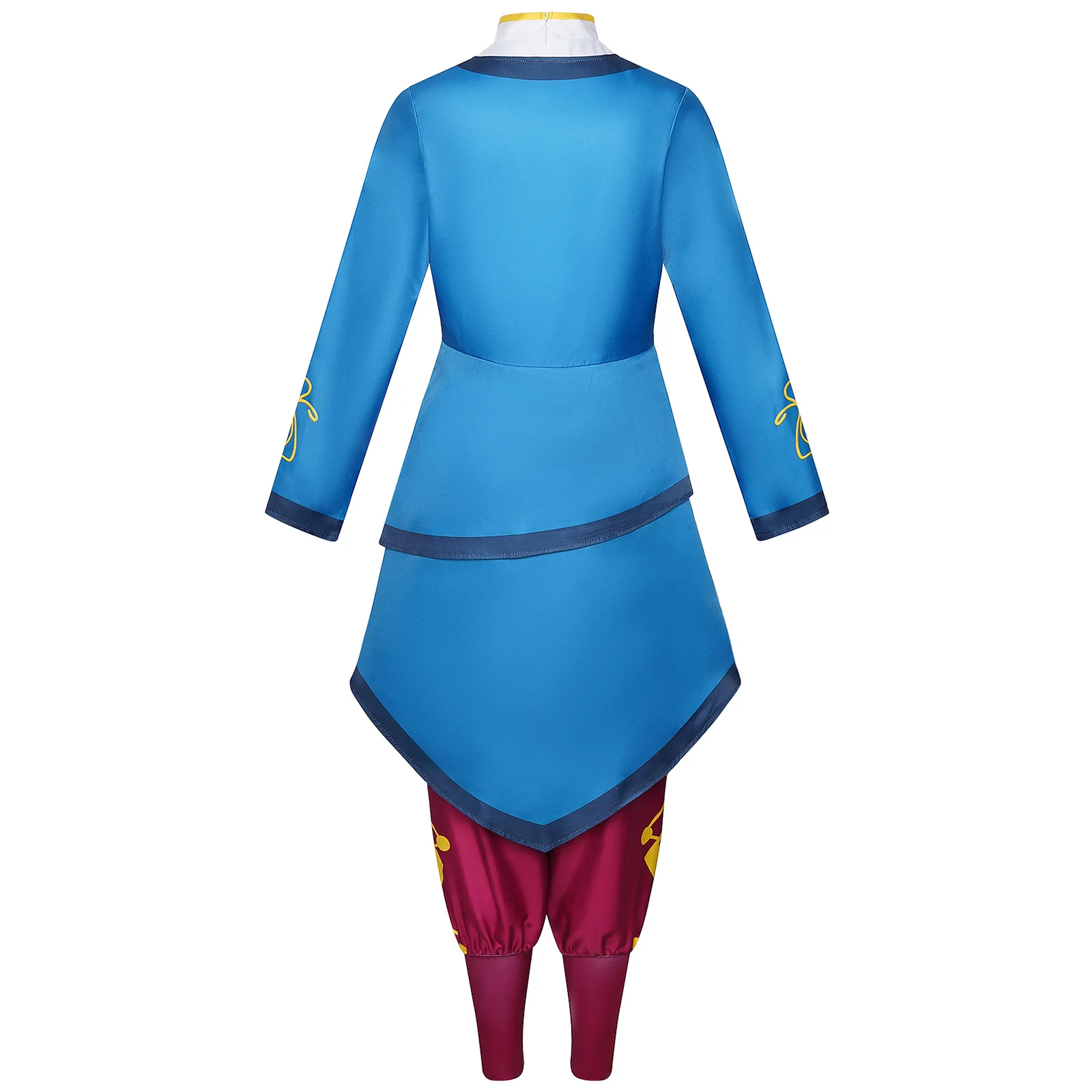Spellbound: Ellian Princess | Blue Printed Cheongsam-Style Dress Costume Cosplay 23 Generic Blue Printed Cheongsam-Style Dress Costume for Girls (Unofficial)