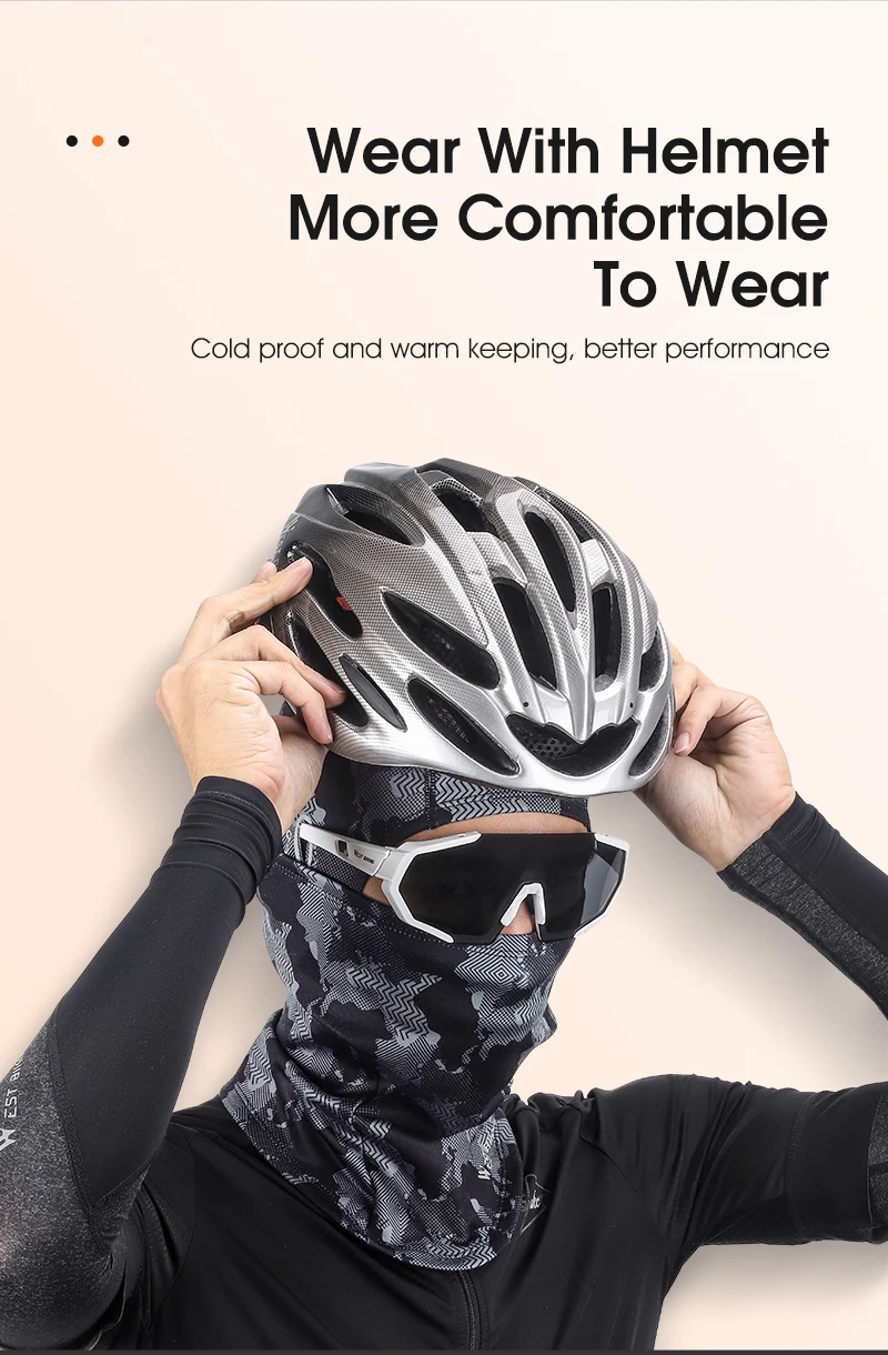 WEST BIKING Winter-Fleece-Sturmhaube, Vollgesichtsmaske, winddicht, thermisch, Unisex, Skifahren, Radfahren, Kopfbedeckung, Fahrradhelm, Liner, Sportausrüstung – Detail 10
