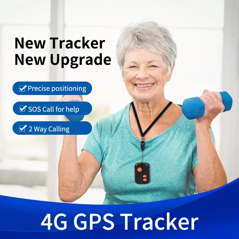 GPS + Beidou Tracker RF-V51 WIFI Compatible with 4G LTE/3G WCDMA/2G GSM SOS Alarm Two-way Voice Tracking Artifact Waterproof