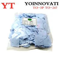 100 PCS Large TO-3P TO-247 silicone sheet insulation pads silicone insulation film