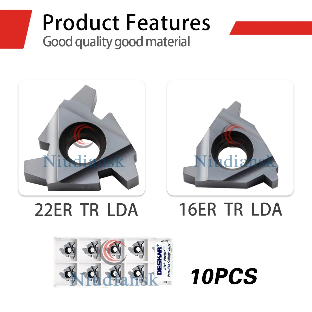 16ER/16IR 2.0TR 3.0TR LDC 22ER/22IR 4.0TR 6.0TR LDA 수치 제어 선반 내부 및 외부 나사 가공 공구 범용 재료