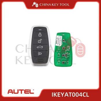 1PCS Autel IKEYAT004CL AT004CL Universal Smart Remote Key 4 Buttons AUTEL SMART KEY For Autel Smart Key For KM100 IM508 IM608 1