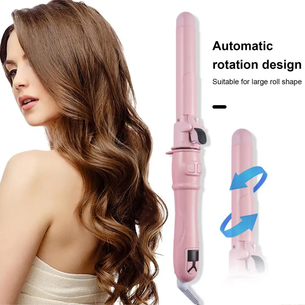 36.5cm Professional Self-spinning Curling Wand Full Automatic Curling Iron Rotating Big Waves Curls Long Lifespan Hair Curling