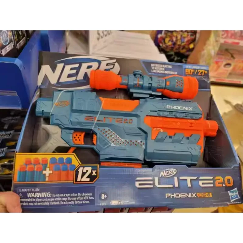 Hasbro Nerf 피규어 엘리트 Phoneix Cs10 STF 전기 송신기 수집 총 장난감 