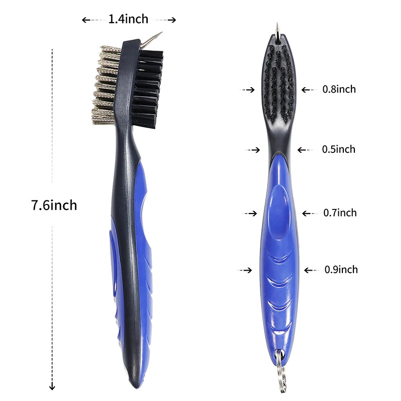 PGM Golf Club Brush Golf Groove Cleaning Brush 2 Sided Golf Putter Wedge Ball Groove Cleaner Kit Cleaning Tool Gof Accessories