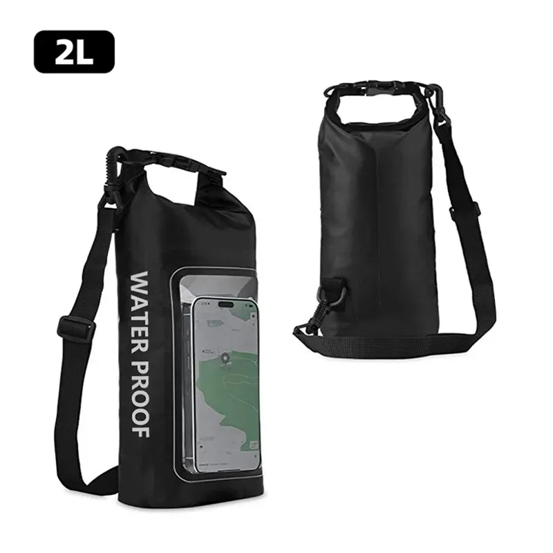 Waterproof Dry Bag 2L Dry Bag Touch Screen for Trekking Drifting Rafting Surfing Kayak Outdoor Sports