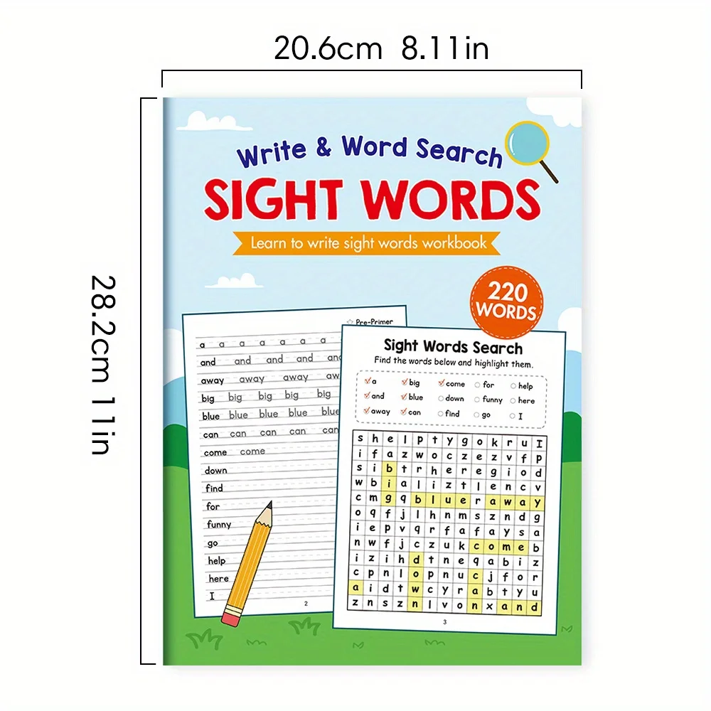 Sight Words Learning Workbook 3