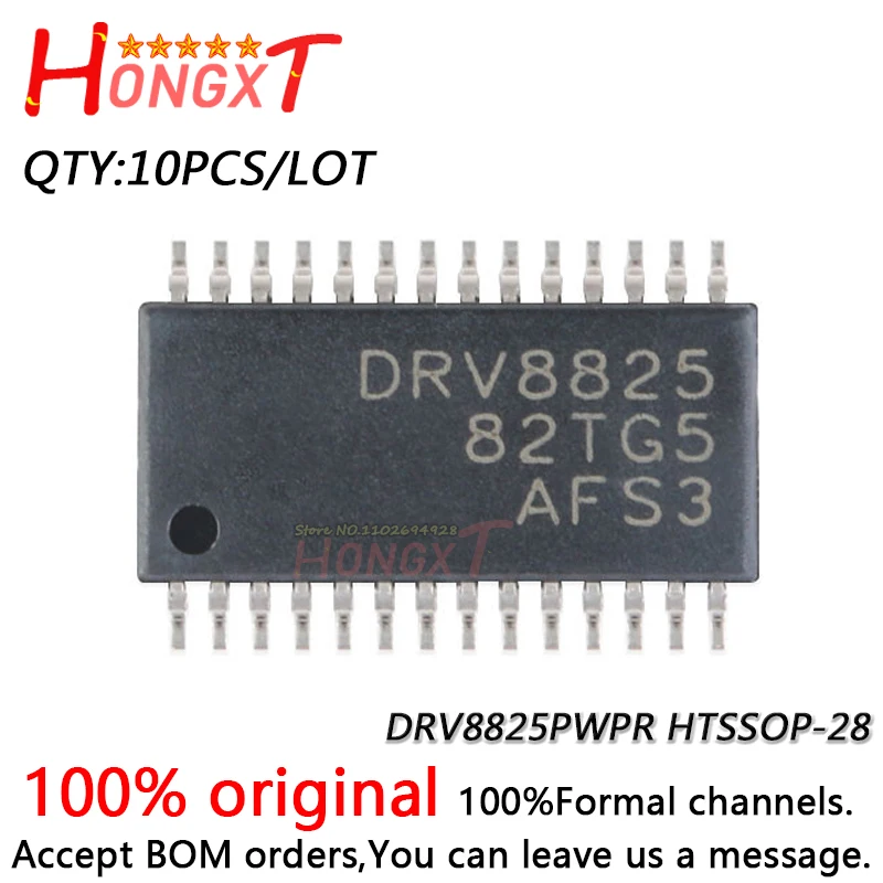 

10PCS 100% NEW DRV8825PWPR HTSSOP-28 2.5A BIPOLAR STEPPER MOTOR DRIVER.Chipset
