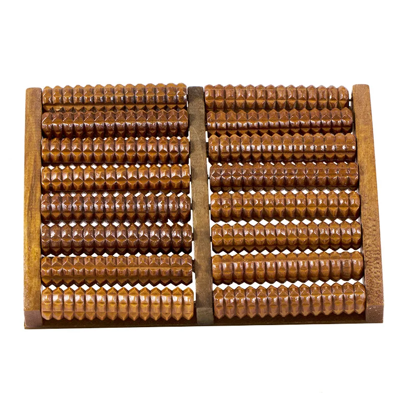 solid wooden roller foot massager pedicure machine foot brush wooden feet meridians foot massager