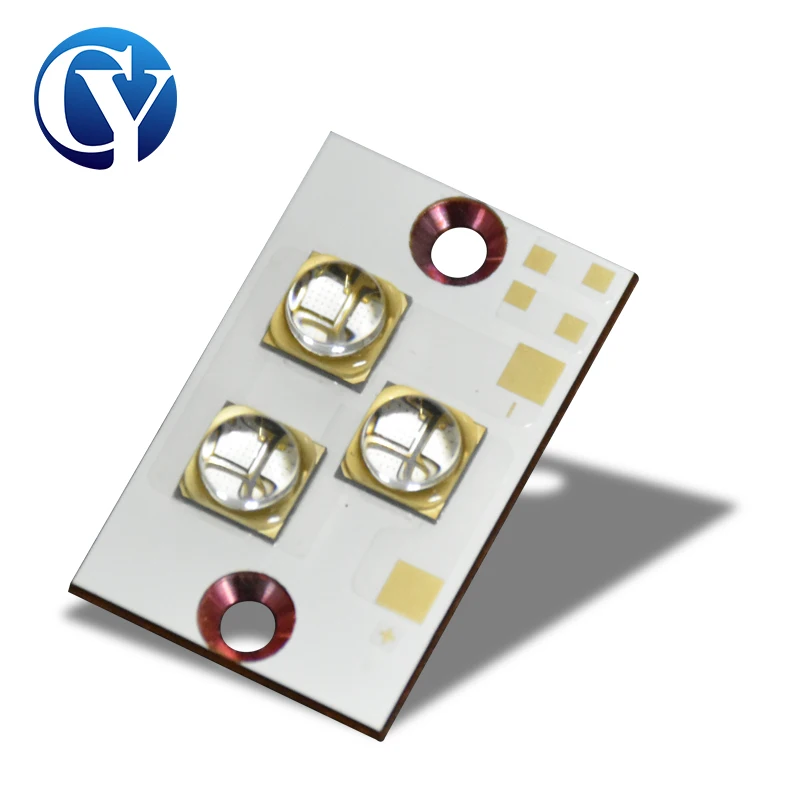 30W UV LED Light Curing Lamp Module 6565 365nm 385nm 395nm 405nm 3D Label Inkjet Printer Glue Resin Bottle Ink Curing PCB