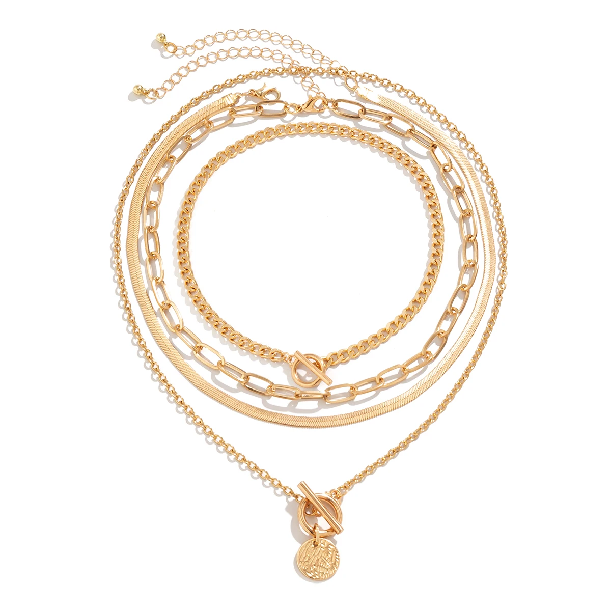 ネックレス・チョーカー [LAN ARCHIVE_official][1050] Buckle Twin Chain Necklace Gucci Interlocking necklace in sterling silver | GUCCI® US
