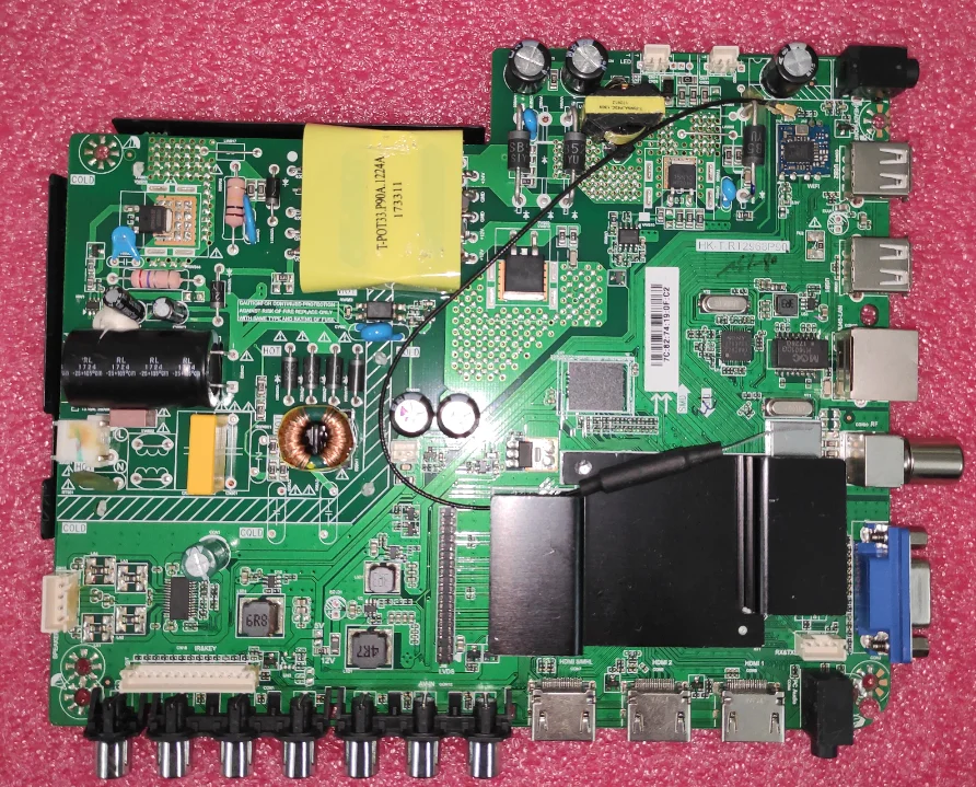 

Free shipping!! hk.t.rt2968p90 Three in one network WiFi TV motherboard FOR lsc320an09 62v 350ma or v400hj6-pe1 55v 600ma
