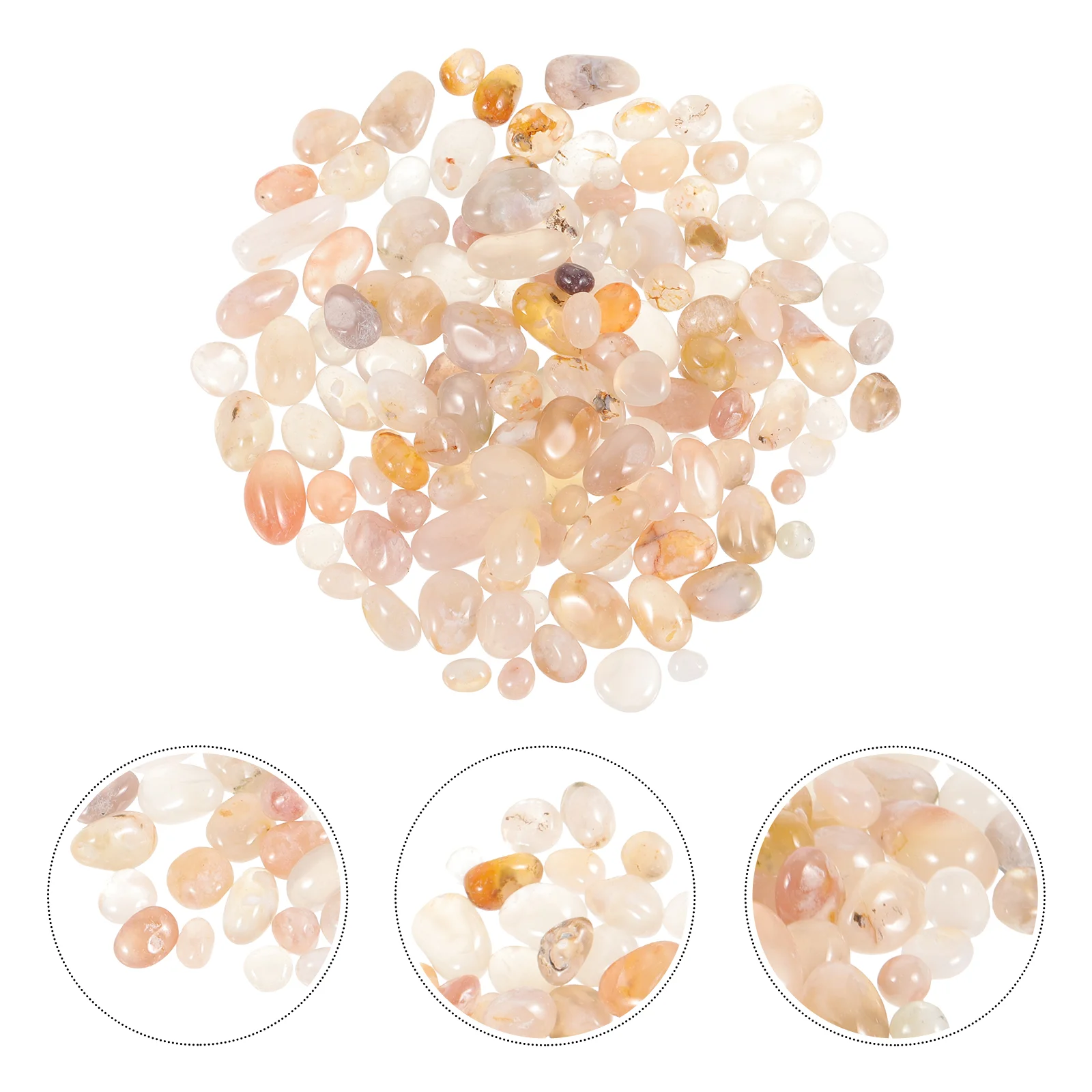 Vase Stones Pebbles for Outdoor Landscaping Plant Pots Rocks Landscape garden decoration decorative stones
