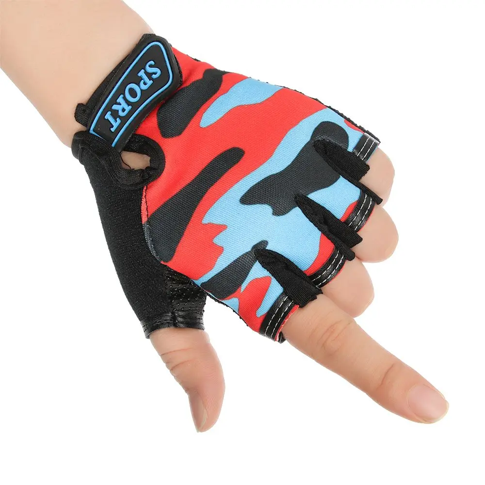 Breathable Half Finger Mittens Bicycle Gloves High Elastic Non-slip Bike Gloves Children's Bike Gloves Riding Equipment New 2024 4
